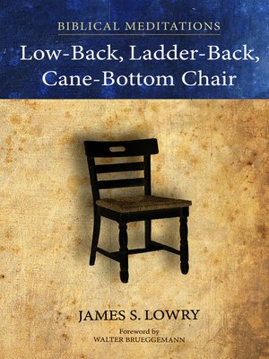 cover image of Low-Back, Ladder-Back, Cane-Bottom Chair